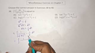 Q-38, Miscellaneous exercise on Chapter-7 Integrals | Class-12th | NCERT (2025-26) | AdnanAlig