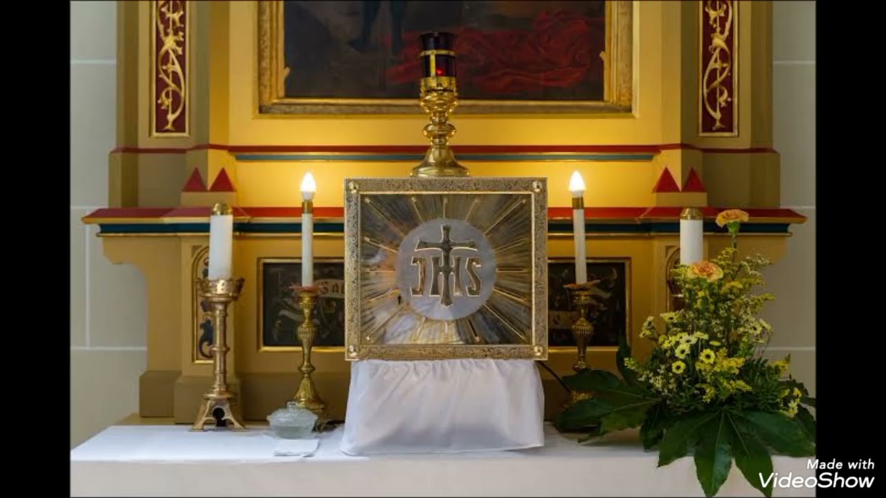 Adoremos a Jesús en El Sagrario. 