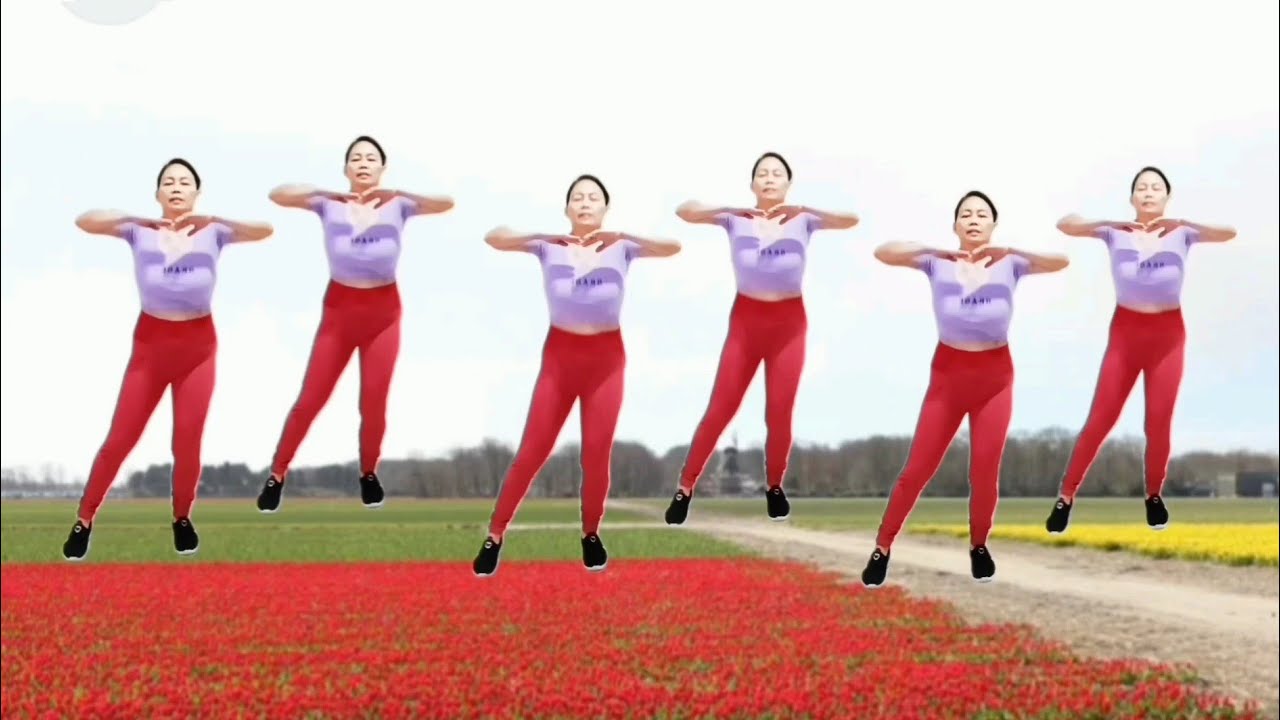 Аэробика, танцевальная тренировка, похудение, тренировка всего тела, сжигание жира/прекрасная тан...