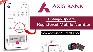 How to update Axis Bank registered mobile number online?