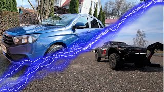 Реальный автомобиль против ИГРУШКИ | Lada vs Arrma