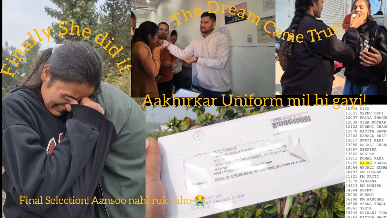 Victory! SSC GD 2024 -25🫶🫶 finally wardi mil hi gyi👮‍♀️👮‍♀️ #sscgd2025