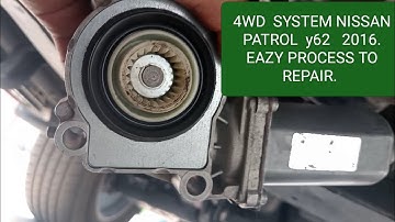 P1817 Shift Actuator Nissan patrol y62. 2010 To 2018#.4WD System # How to Repair.