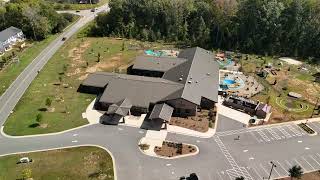 Aerial View of the Woods Tour