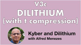 V3c: Dilithium t compression (Kyber and Dilithium short course)