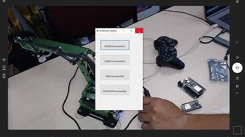 HiWonder MaxArm load firmware on new spare ESP32 dev board Micropython Programming Part 5