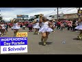 EL SALVADOR'S INDEPENDENCE DAY 2019 CELEBRATION CHEERLEADERS AND MARCHING BANDS  1 OF 2