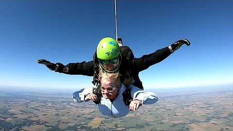 Paula Purdy - Tandem Skydive at Skydive Indianapolis