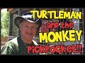 Turtleman gets his pockets picked by MONKEYS!