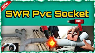 How To Making SWR Pvc Pipe Socket With HeatGun