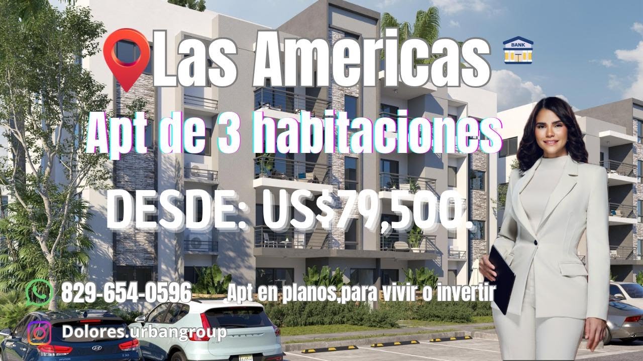 LAS AMERICAS|3 HABITACIONES