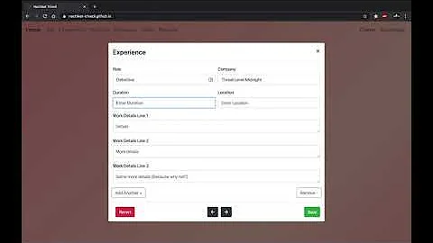 Portfolio Maker (Make and deploy your own portfoli...