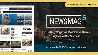 Newsmag WordPress Theme Free Download || newsmag theme free download || Newsmag Newspaper theme free