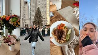 WEEK IN MY LIFE in the CITY | holidays in NYC, packing for mexico + going home!