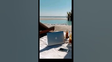 Office vs. Beach coding vibes! #programming #coding #codinglife #developer #techtok #engine #rby2g