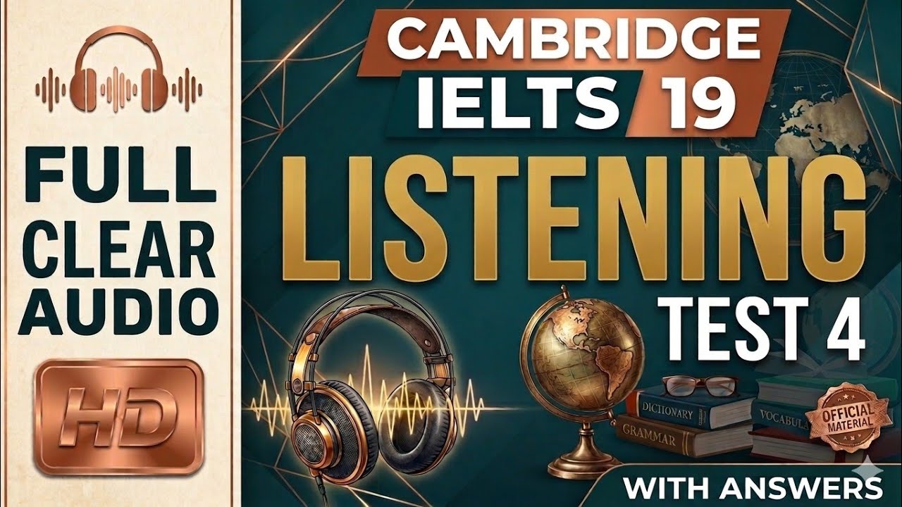 Cambridge 19 listening test 4 with answers |Full screen HD| Comment ...