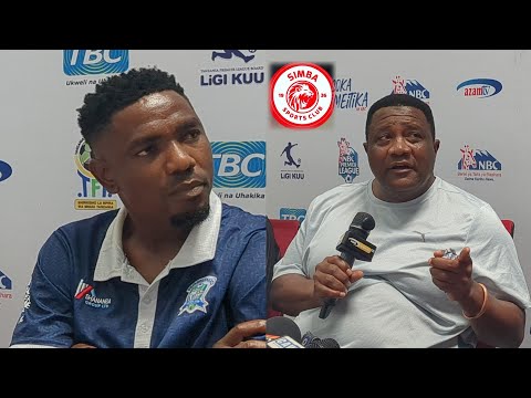 JUMA MGUNDA AGEUKA MBOGO KWA WAANDISHI TUMEKUJA KUCHEZA MA SIMBA BORA ILA TUTAPATA ALAMA MBELE YAO 