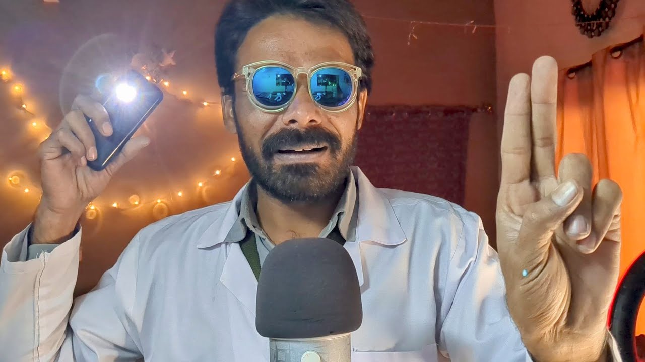 ASMR Ear to Ear Cranial Nerve Exam 