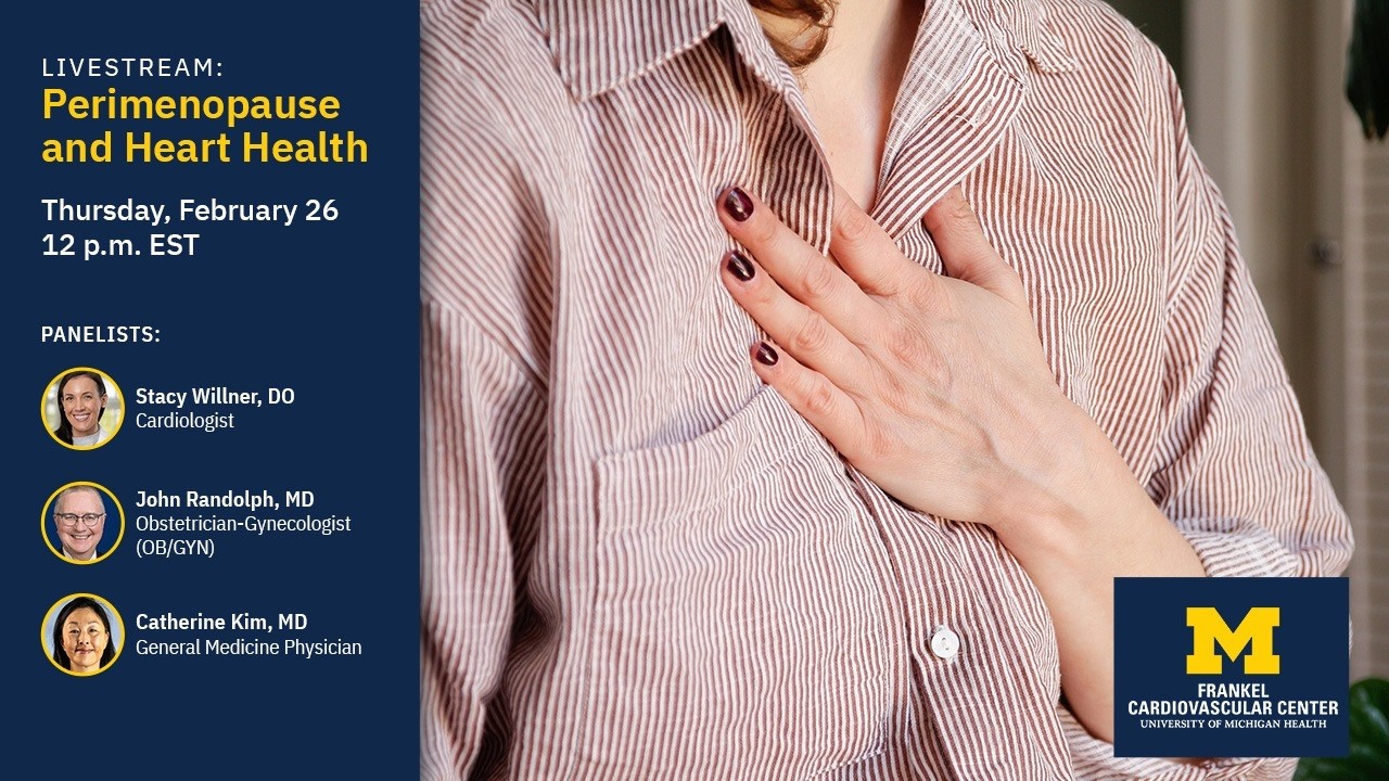 Perimenopause and Heart Health Livestream