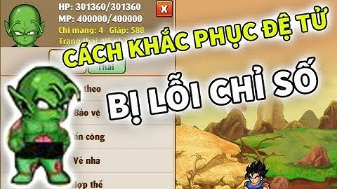 [NRO] Hướng dẫn cách khắc phục lỗi chỉ số đệ tử cực kì đơn giản và hiệu quả