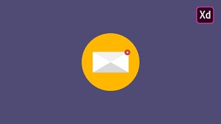 How to Create a Message Icon in Adobe XD | UI Tutorial