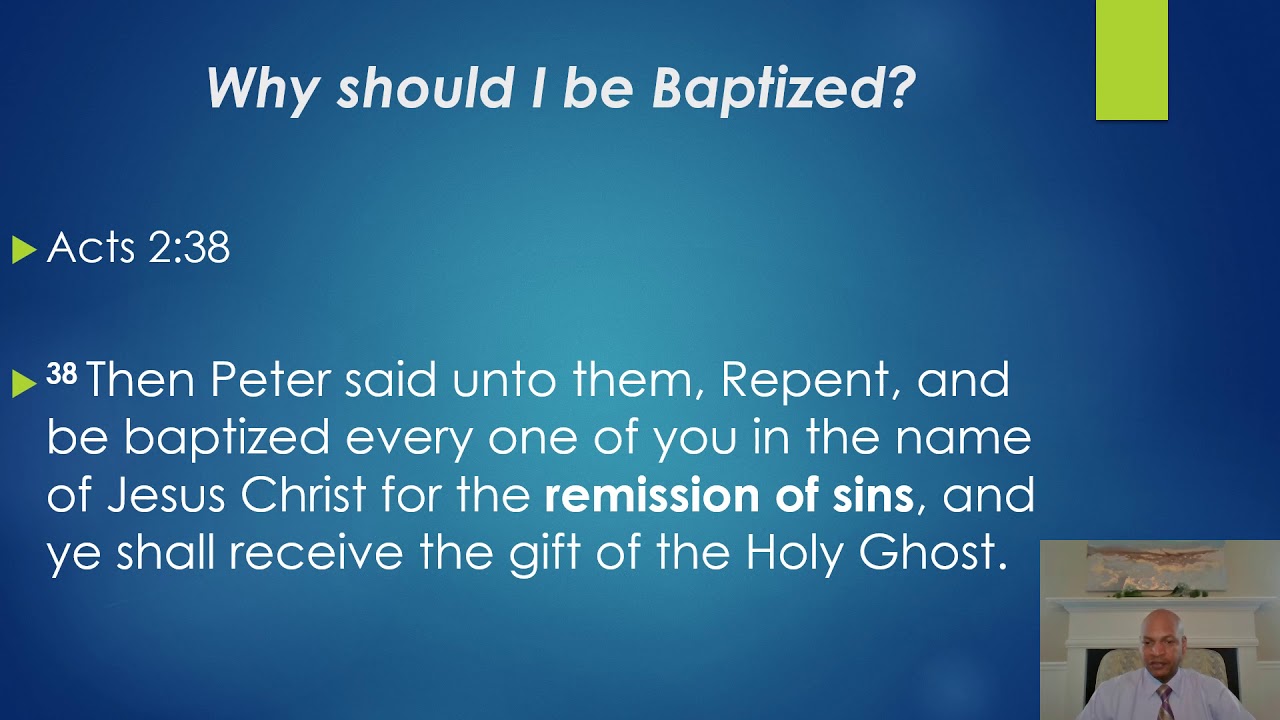 What does the Bible say about Baptism? Bible Study 51320 YouTube