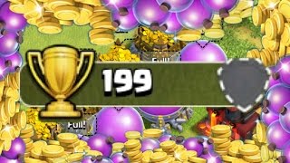 Clash of Clans - "SUB 200 CUPS" Farming! Does It Work? Tips/Guide For Sub 200 Farming screenshot 1