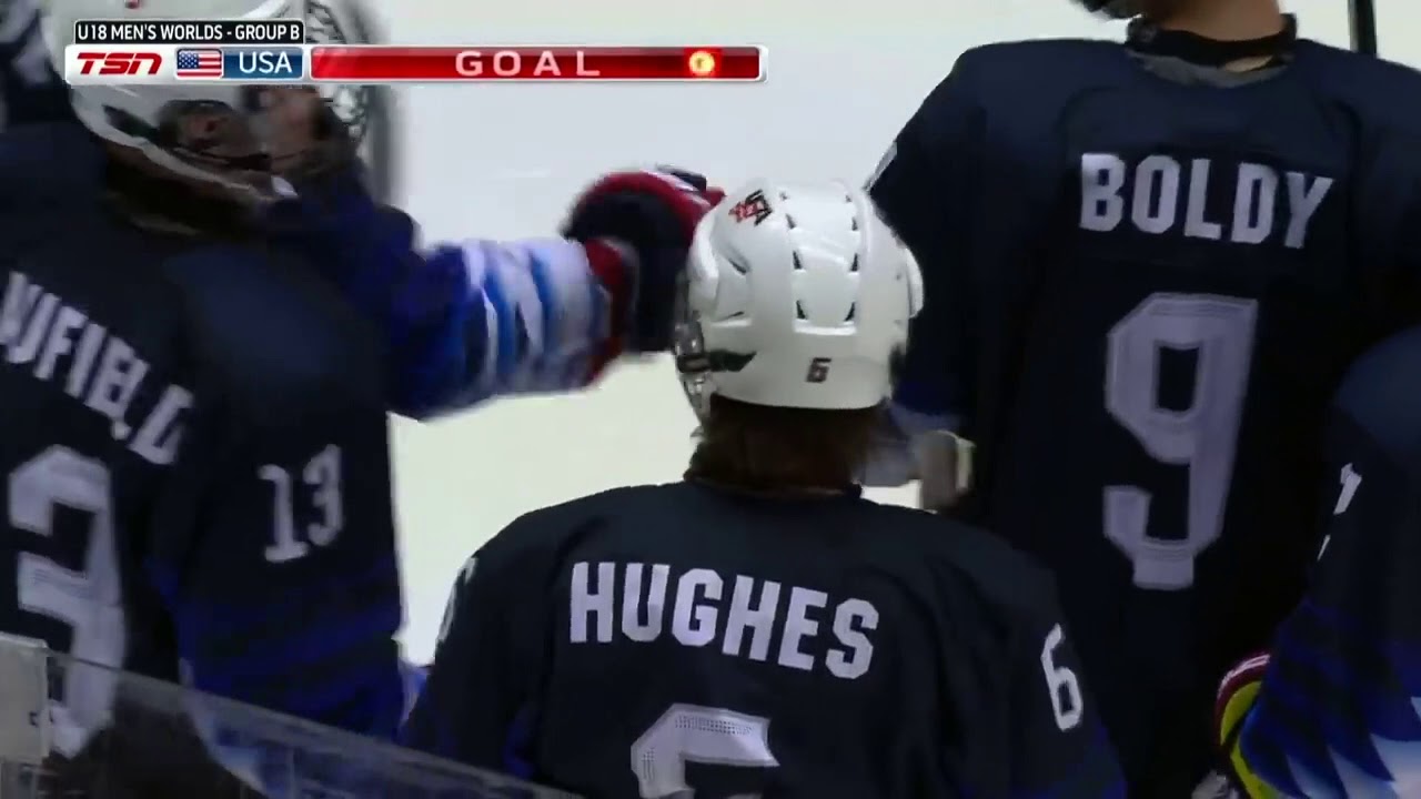 All 10 Points from Jack Hughes in first 3 games 2019 U18 World Junior Championships