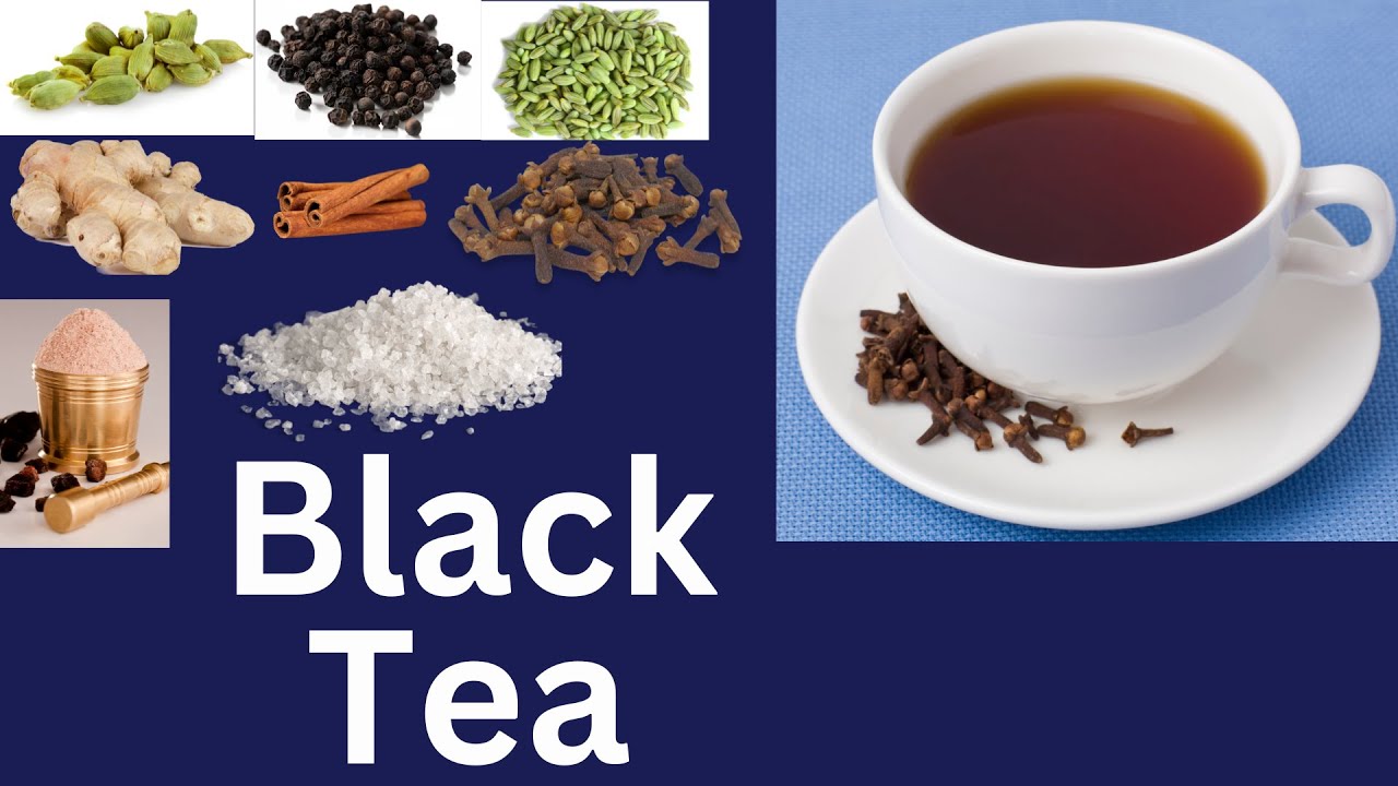 मसाला काली चाय Black tea recipe Kaali chai ke fayde Spiced Black