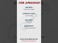 Full Stack Developer Job Opening | Coimbatore IT Jobs | Acculer Media