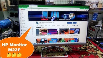 hp borderless monitor M22F panel problem in bangla 2022 || Created by Afjal Hossain