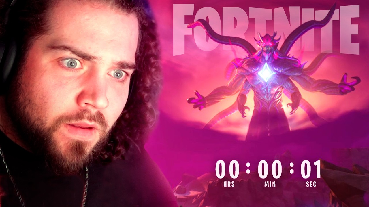 A MINHA REAÇÃO AO EVENTO FINAL DO CAPÍTULO 6 DE FORTNITE