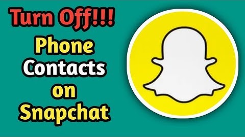 How to Remove Sync Contacts From Snapchat (Disable Phone Contacts) 2022