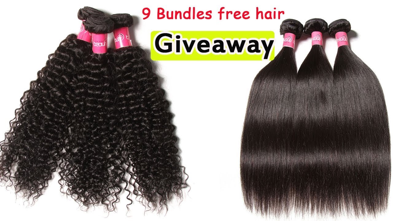 Huge Prizes| 9 Bundles Free hair GIVEAWAY ft Aliexpress LONGQI HAIR