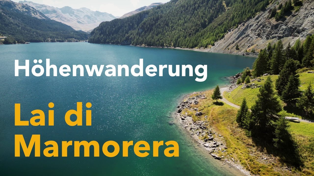 Hiking Above LAI DI MARMORERA Reservoir Lake 🇨🇭 SWITZERLAND | GRISONS