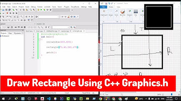 How to Draw Rectangle in graphics.h (Dev C++) | C++ Graphics | lec 6