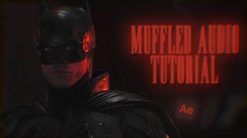 Muffled Audio For Edits | After Effects Tutorial