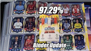 Almost There! 97.29% Complete Binder Update of Topps Match Attax 2022/2023