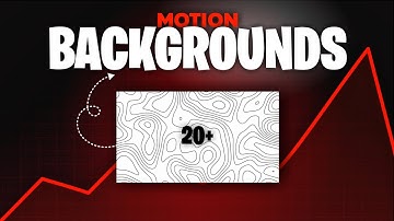 20+ Motion Backgrounds like @decodingyt & @Algrow