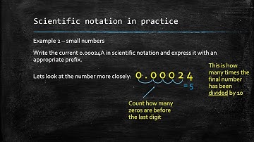Units, Prefixes and Scientific Notation