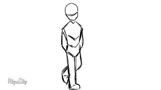 small animation walking test i made in @flipaclip recently