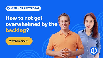 Webinar recording: How to not get overwhelmed by the backlog? (by Professional Scrum Trainer)