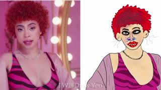 Ice Spice & Nicki Minaj-Princess Diana drawing memes|