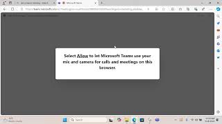 Meeting Attendee Experience on Microsoft Teams Web App