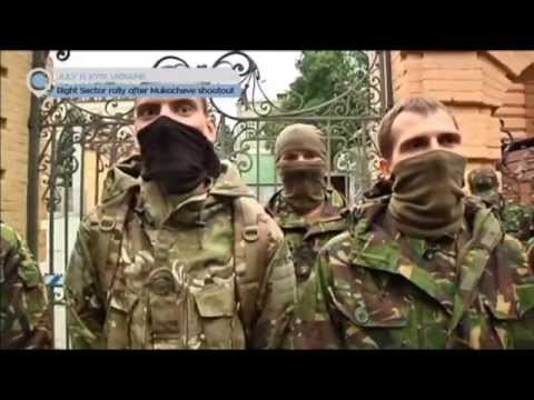 Armed Standoff in West Ukraine:  Right Sector rally in Kyiv after shootout in West Ukraine