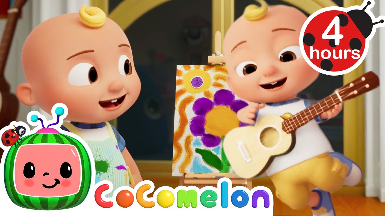 🎶Family Music Time!🏡❤️🎸 Fun Family Songs For 4 Hours! | CoComelon | Learning & Song Playground