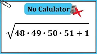 Nice Square Root Math Simplification | No Calculator | Algebra