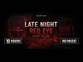 Late Night Red Eye | Inside an Airplane at Night (Deep Sleep Sound, 10 Hours) | Black Screen