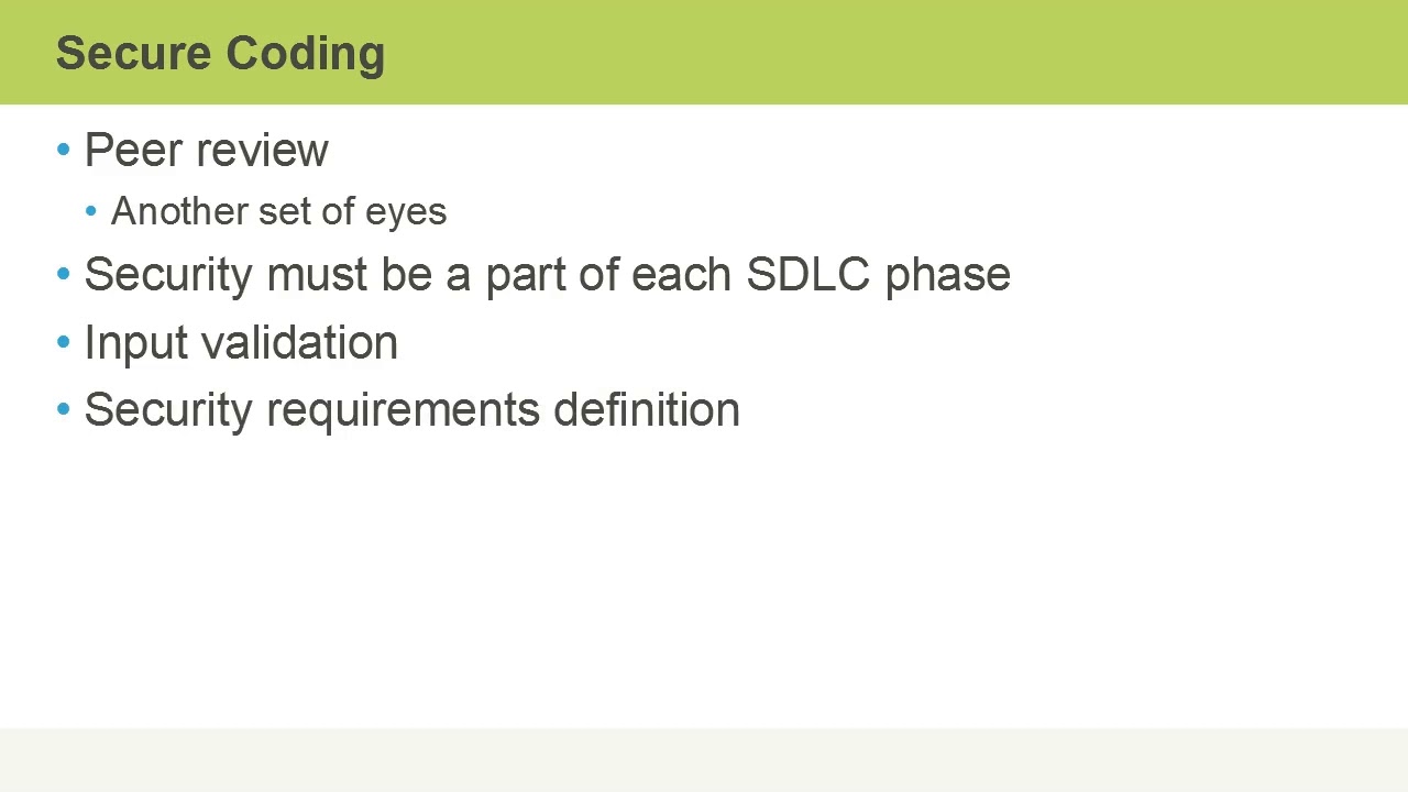 Secure Coding - YouTube