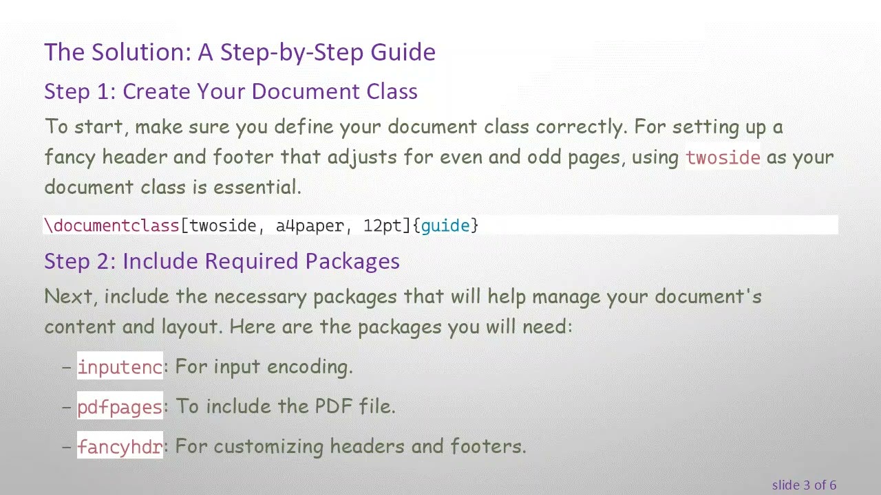How to Set a Fancy Header and Footer in an Included PDF with LaTeX